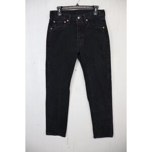 Levis Jeans Men's Size 32x34 Black 501xx Button Fly Cotton Denim